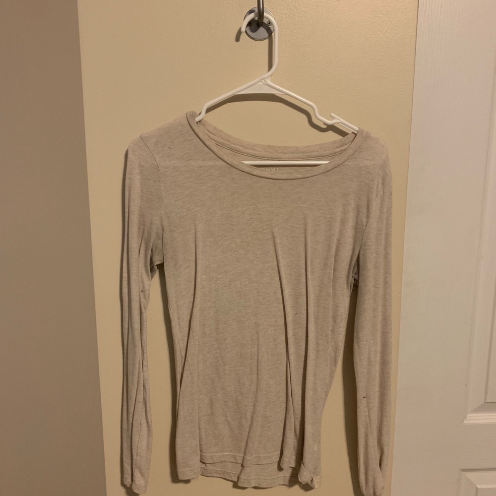 Tan Long sleeve tee